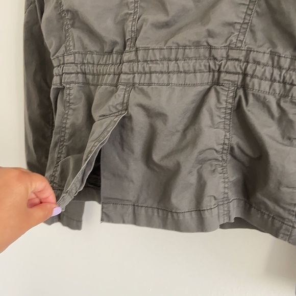 LOFT Olive Green Classic Utility Anorak Jacket - Picture 11 of 11